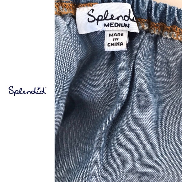 Splendid ‘Indigo’ One Shoulder Denim Dress - Picture 8 of 8